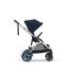 Διπλό καρότσι Cybex e-Gazelle S, παιδικό, ηλεκτρικό, Ocean Blue με Ασημί σκελετό - 15