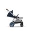 Двойна детска спортна количка Cybex e-Gazelle S, електрическа, Ocean Blue със сребриста рамка - 16