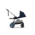 Διπλό καρότσι Cybex e-Gazelle S, παιδικό, ηλεκτρικό, Ocean Blue με Ασημί σκελετό - 18