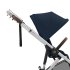 Двойна детска спортна количка Cybex e-Gazelle S, електрическа, Ocean Blue със сребриста рамка - 10