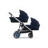 Διπλό καρότσι Cybex e-Gazelle S, παιδικό, ηλεκτρικό, Ocean Blue με Ασημί σκελετό - 9