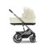 Детска количка 3 в 1 Balios S Lux с кошче и столче за кола Cloud G Plus - Seashell Beige с рама Taupe - 11