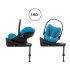 Scoica auto Cybex Cloud G Plus i-Size pentru copii, 0-24 luni, ergonomica + Baza G, Beach Blue - 9