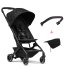 Pachet promotional carucior sport Joolz Aer+, Chic Renaissance, cu bara si suport de picioare cadou, Black - 3