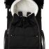 Sac de protectie pentru carucior STOKKE YOYO³, lana, captuseala dubla, Black - 5