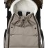 Sac de protectie pentru carucior STOKKE YOYO³, lana, captuseala dubla, Taupe - 3