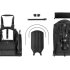 Рамка за количка STOKKE YOYO³ CONNECT, изработена от алуминий, лека, черна - 2