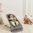 Balansoar pentru copii BabyBjorn Bliss, cu aspect delicat de petala, Dark Green - 8