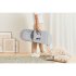 Balansoar pentru copii BabyBjorn Bliss, cu aspect delicat de petala, Light Grey - 5