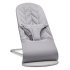 Детски люлеещ се стол BabyBjorn Bliss Light Grey, с капитонирана дамаска - 1