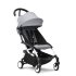 Carucior sport pentru copii STOKKE YOYO³, cu pachet de culoare - Stone, cu cadru White - 1