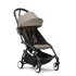 Carucior sport pentru copii STOKKE YOYO³, cu pachet de culoare - Taupe, cu cadru Black - 1