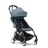 Carucior sport pentru copii STOKKE YOYO³, cu pachet de culoare - Aqua, cu cadru Black - 1