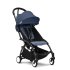 Carucior sport pentru copii STOKKE YOYO³, cu pachet de culoare - Air France Blue, cu cadru Black - 1