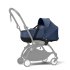 Carucior 3 in 1 pentru copii STOKKE YOYO³, cu landou, scoica auto si pachet de culoare - Air France, cu cadru White - 4