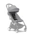 Stokke YOYO³ Καρότσι 3 σε 1 με Πορτ-μπεμπέ, Βρεφικό Κάθισμα & Πακέτο Υφασμάτων Stone - White Σκελετός - 4