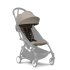 Stokke YOYO³ Καρότσι 3 σε 1 με Πορτ-μπεμπέ, Κάθισμα Αυτοκινήτου - Taupe & White Σκελετός - 6