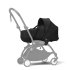 Детска количка 3 в 1 STOKKE YOYO³, с кош, кора за кола и цветен пакет - Черна, с черна рамка - 7