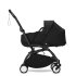 Carucior 2 in 1 pentru copii STOKKE YOYO³, cu landou si pachet de culoare - Black, cu cadru Black - 2