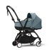 Carucior 2 in 1 pentru copii STOKKE YOYO³, cu landou si pachet de culoare - Aqua, cu cadru Black - 2