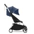 Carucior 3 in 1 pentru copii STOKKE YOYO³, cu pachet nou nascut, scoica auto si pachet de culoare - Air France, cu cadru White - 2