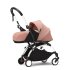 Carucior 3 in 1 pentru copii STOKKE YOYO³, cu pachet nou nascut, scoica auto si pachet de culoare - Ginger, cu cadru White - 3