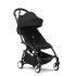 Детска количка 3 в 1 STOKKE YOYO³, с пакет за новородено, кора за кола и цветен пакет - Черен, с черна рамка - 2