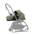 Carucior nou nascuti STOKKE YOYO³, cu pachet nou nascut - Olive, cu cadru White - 2