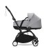 Carucior 3 in 1 pentru copii STOKKE YOYO³, cu pachet nou nascut, landou si pachet de culoare - Stone, cu cadru Black - 2