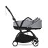 Carucior 3 in 1 pentru copii STOKKE YOYO³, cu pachet nou nascut, landou si pachet de culoare - Stone, cu cadru Black - 8