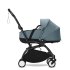 Carucior 3 in 1 pentru copii STOKKE YOYO³, cu pachet nou nascut, landou si pachet de culoare - Aqua, cu cadru Black - 3