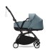 Детска количка 3 в 1 STOKKE YOYO³, с пакет за новородено, количка и цветен пакет - Aqua, с черна рамка - 3