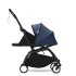 Детска количка 3 в 1 STOKKE YOYO³, с пакет за новородено, количка и цветен пакет - Air France, с черна рамка - 4