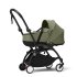 Carucior 2 in 1 pentru copii STOKKE YOYO³, cu landou si pachet de culoare - Olive, cu cadru Black - 2