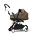 Carucior 2 in 1 pentru copii STOKKE YOYO³, cu landou si pachet de culoare - Toffee, cu cadru White - 2