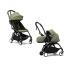 Детска количка 2 в 1 STOKKE YOYO³, с пакет за новородено и цветен пакет - Olive, с черна рамка - 1