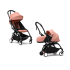 Carucior 2 in 1 pentru copii STOKKE YOYO³, cu pachet nou nascut si pachet de culoare - Ginger, cu cadru Black - 1