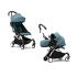 Carucior 2 in 1 pentru copii STOKKE YOYO³, cu pachet nou nascut si pachet de culoare - Aqua, cu cadru White - 1