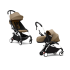 Carucior 2 in 1 pentru copii STOKKE YOYO³, cu pachet nou nascut si pachet de culoare - Toffee, cu cadru White - 1