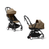 Carucior 2 in 1 pentru copii STOKKE YOYO³, cu landou si pachet de culoare - Toffee, cu cadru Black - 1