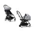 Stokke YOYO³ Παιδικό Καρότσι 2 σε 1 με Πορτ-μπεμπέ & Color Pack Stone - Black Σκελετός - 1
