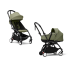 Stokke YOYO³ Παιδικό Καρότσι 2 σε 1 με Πορτ-μπεμπέ - Olive & Μαύρο Σκελετό - 1
