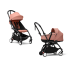 Carucior 2 in 1 pentru copii STOKKE YOYO³, cu landou si pachet de culoare - Ginger, cu cadru Black - 1