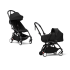 Carucior 2 in 1 pentru copii STOKKE YOYO³, cu landou si pachet de culoare - Black, cu cadru Black - 1