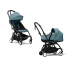 Stokke YOYO³ Παιδικό Καρότσι 2 σε 1 με Πορτ-μπεμπέ & Color Pack - Aqua / Black Σκελετός - 1