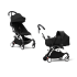 Stokke YOYO³ Παιδικό Καρότσι 2 σε 1 με Πορτ-μπεμπέ, Color Pack Black & Σκελετό White - 1