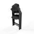 Cybex Gold Click & Fold 3 σε 1 Πολυλειτουργικό παιδικό καρεκλάκι, εκπληκτικό μαύρο - 4