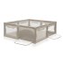 Tarc de joaca pentru copii - Lionelo Willow XL 180 x 200, compact, Beige Sand - 1