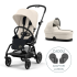 Συσκευασία 2 σε 1 Cybex Gold Eezy S Twist+ 2, 360° με καρότσι και προσαρμογείς δώρου - 1