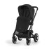 Carucior sport pentru copii Cybex Talos S Lux, robust, suspensie avansata, confortabil - Moon Black cu cadru negru - 2